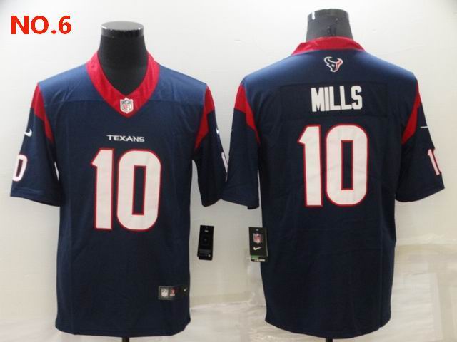 Houston Texans #10 Davis Mills Men's Nike Jersey NO.6;